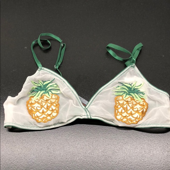 pineapple bralette